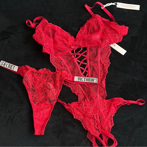 Victoria Secret Lace Thongs